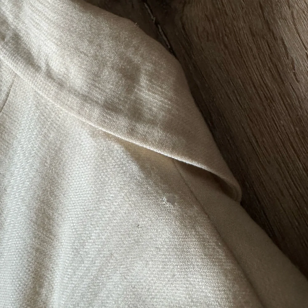 Christian‎ Dior Petite Cream Double-Breasted Blazer Size 4